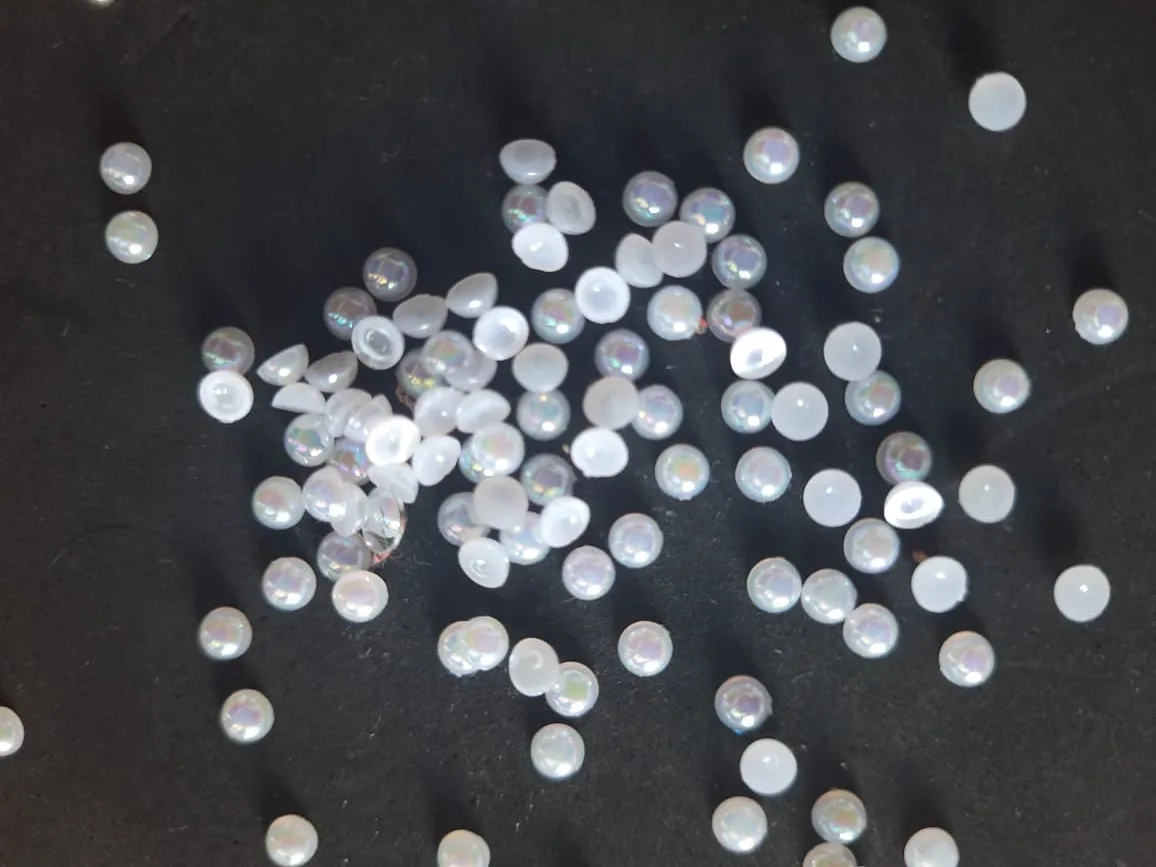 White Half Pearls for Fashion Embellishments