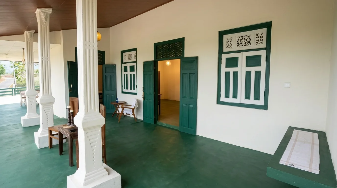 130 perch property with bungalow and greenhouses in Boralanda